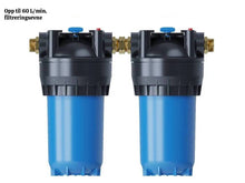 Last inn bildet i Galleri-visningsprogrammet, 10" x 4,5" 2 kammer m/filter og braketter