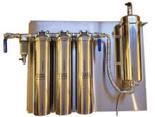 Last inn bildet i Galleri-visningsprogrammet, Vannrenseanlegg bestående av: Prefilter + 3 Grand kammer og PVDF filter